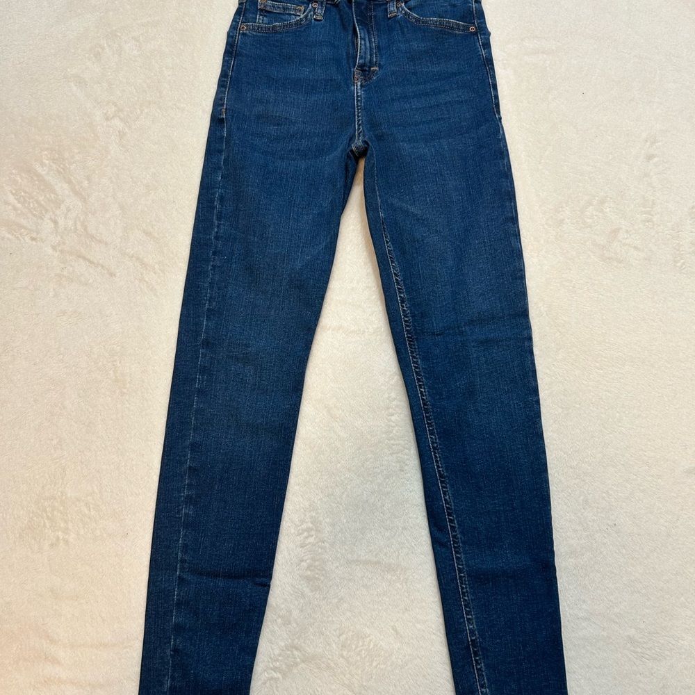 Topshop Blue Super Skinny Jeans 👖